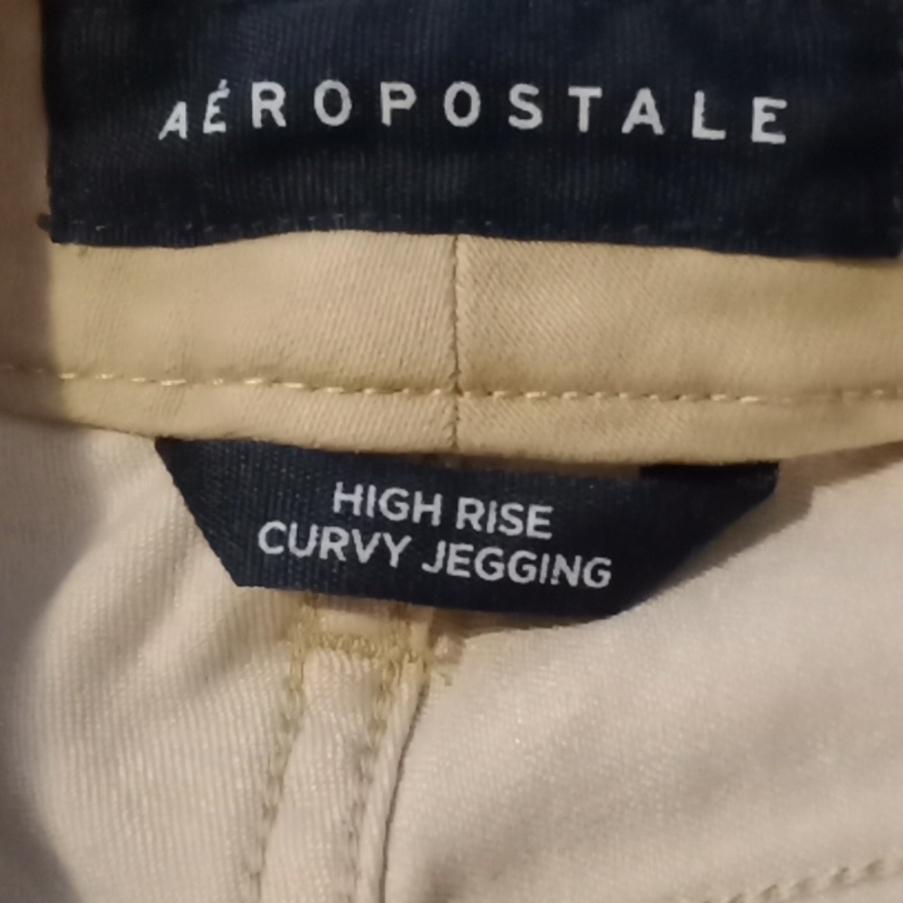 3/$10 AEROPOSTALE junior girl's high rise curvy jeggings - Picture 5 of 5